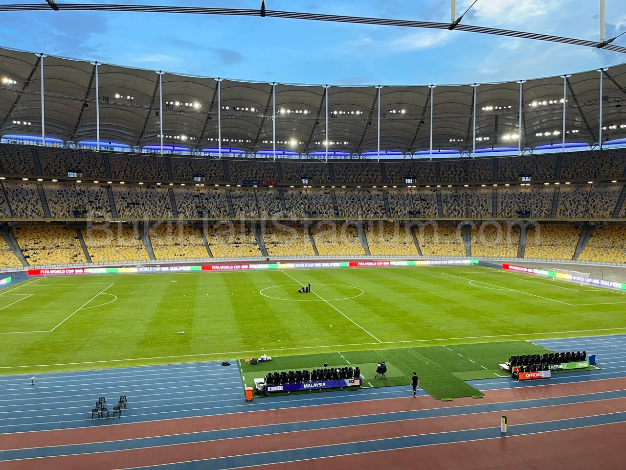 1x View of Bukit Jalil field from section 230 of Stadium Bukit Jalil.