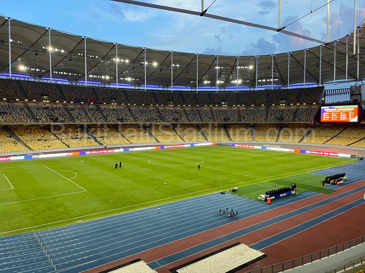 1x View of Bukit Jalil field from section 232 of Stadium Bukit Jalil.