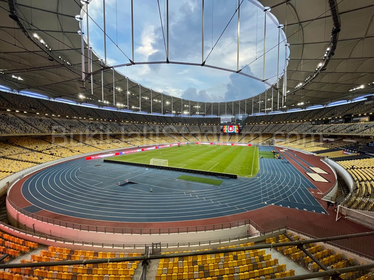 0.5x View of Bukit Jalil field from section 202 of Stadium Bukit Jalil.