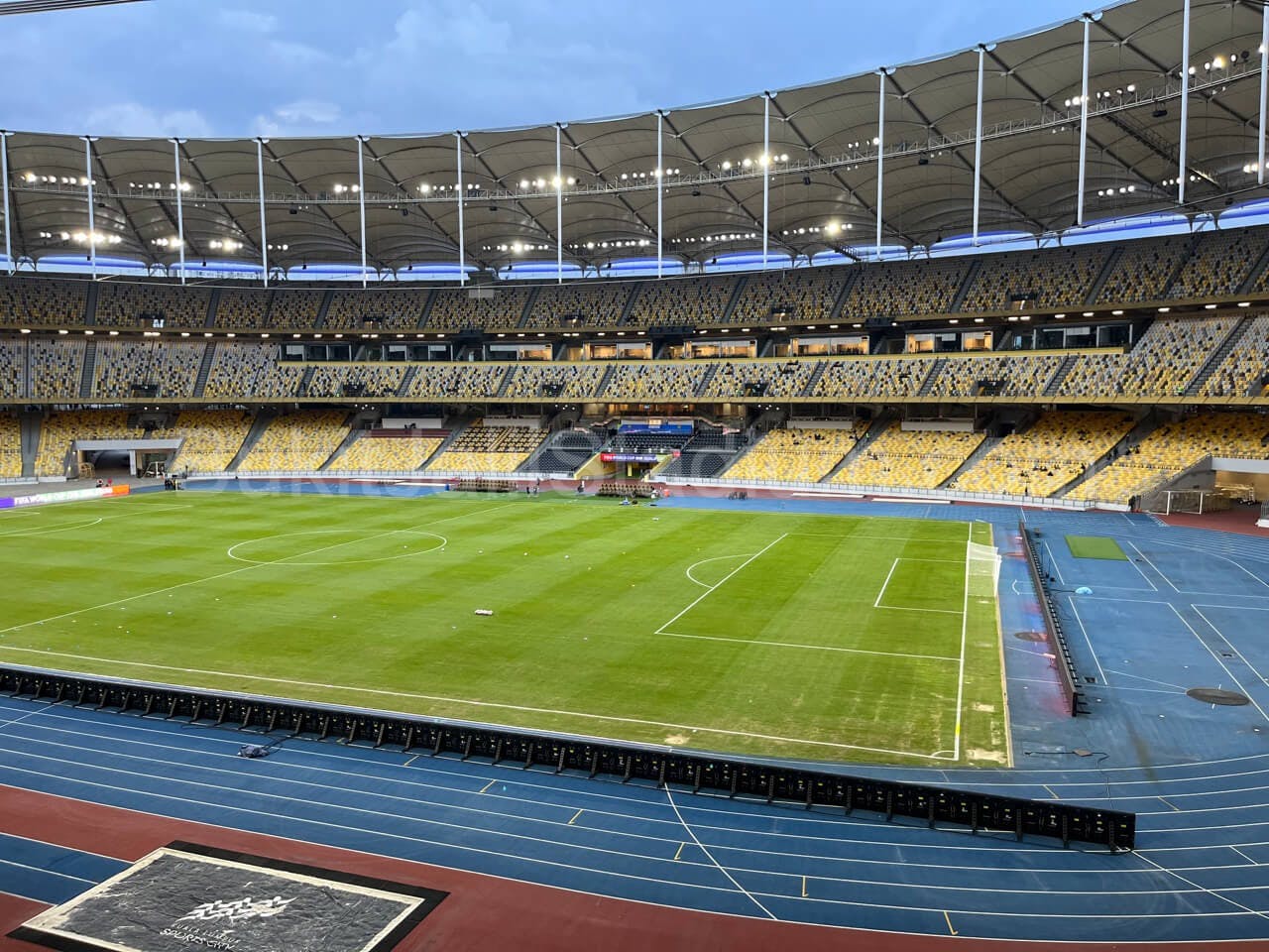1x View of Bukit Jalil field from section 209 of Stadium Bukit Jalil.