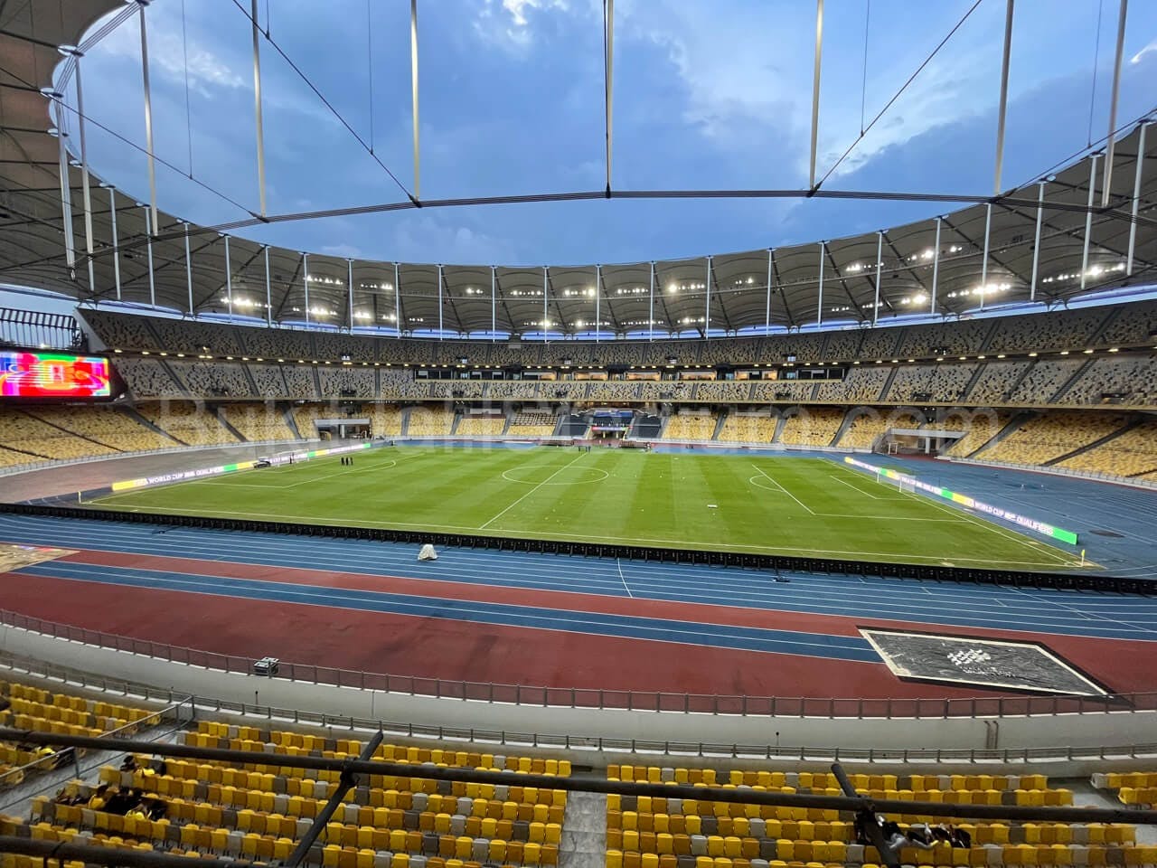 0.5x View of Bukit Jalil field from section 211 of Stadium Bukit Jalil.