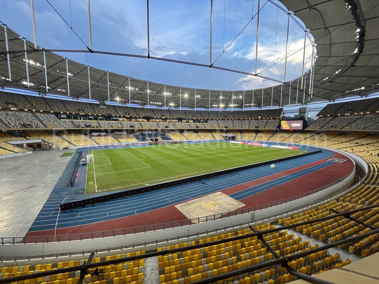 0.5x View of Bukit Jalil field from section 215 of Stadium Bukit Jalil.