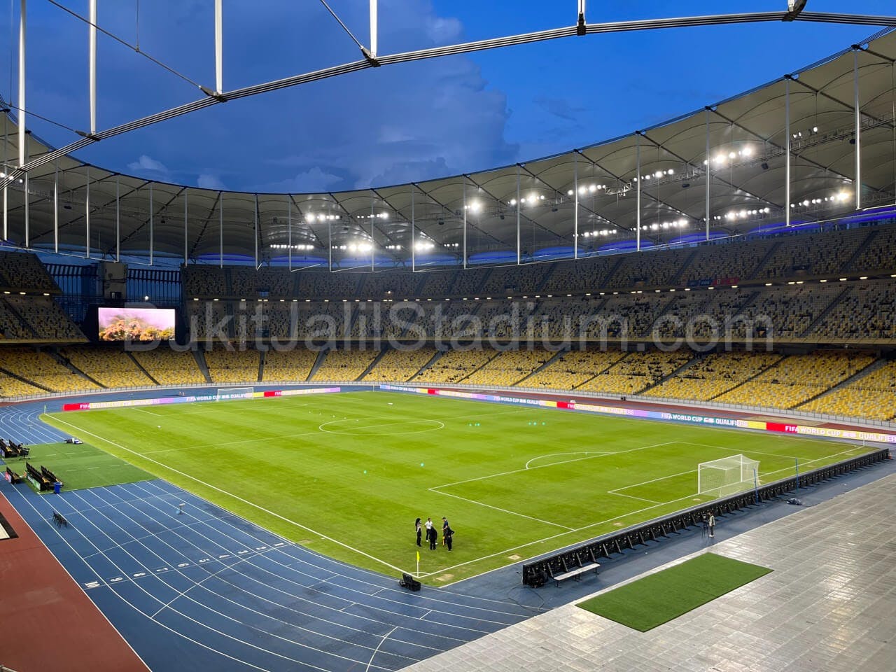 1x View of Bukit Jalil field from section 224 of Stadium Bukit Jalil.