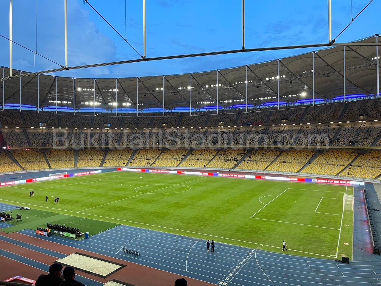 1x View of Bukit Jalil field from section 226 of Stadium Bukit Jalil.