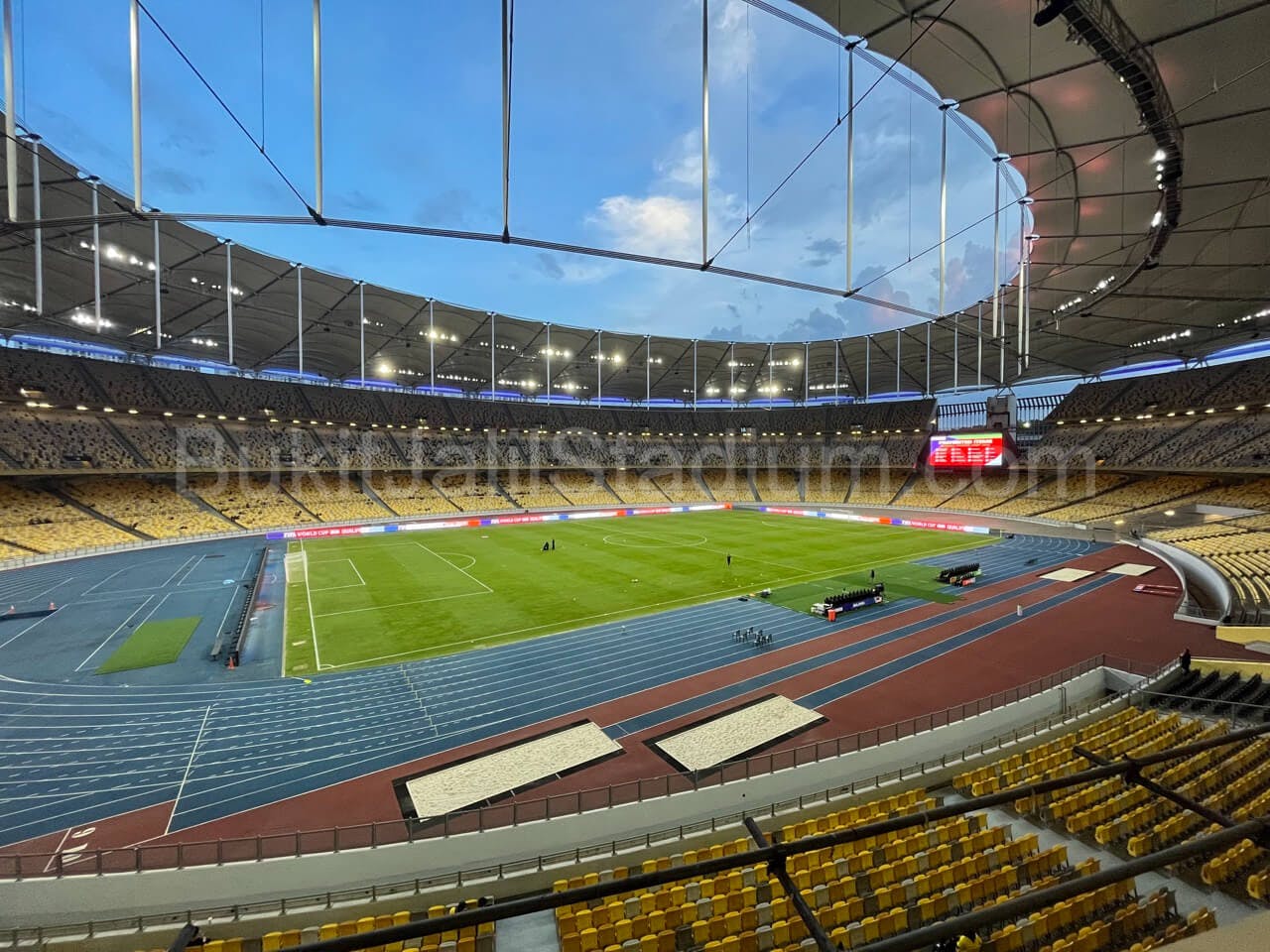 0.5x View of Bukit Jalil field from section 232 of Stadium Bukit Jalil.