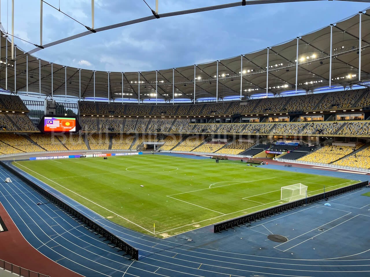 1x View of Bukit Jalil field from section 207 of Stadium Bukit Jalil.
