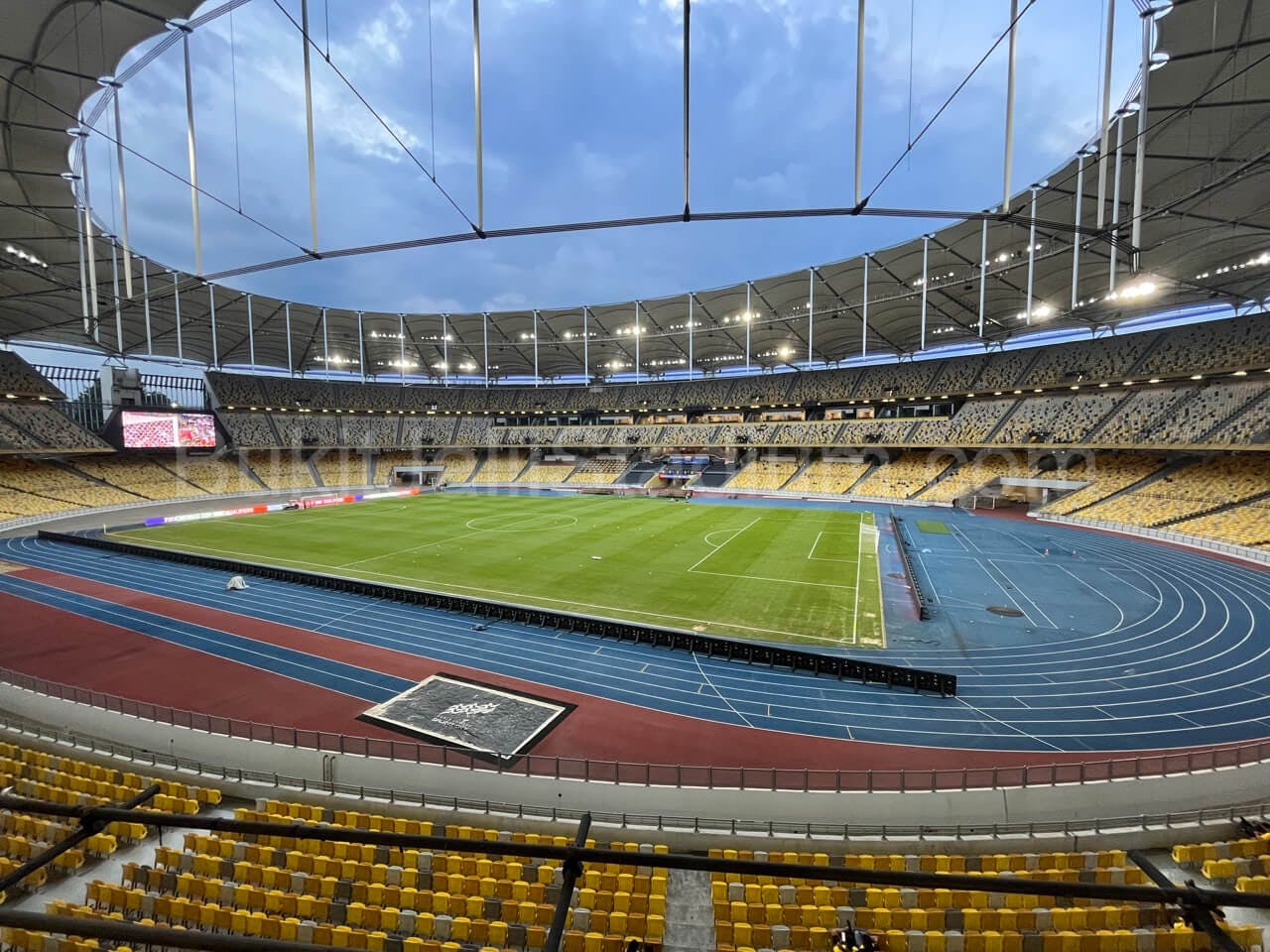 0.5x View of Bukit Jalil field from section 209 of Stadium Bukit Jalil.