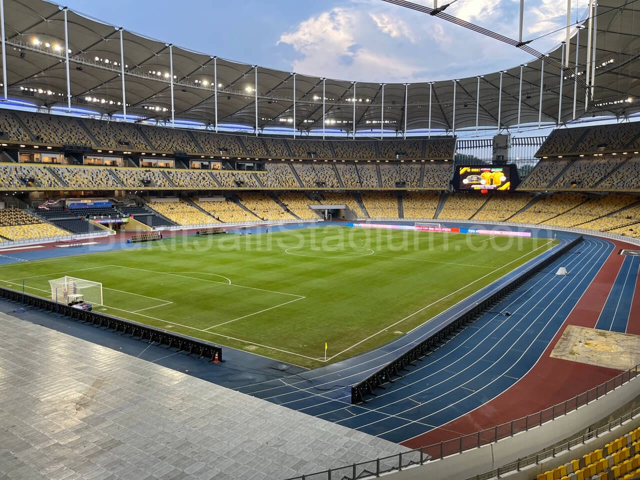 1x View of Bukit Jalil field from section 217 of Stadium Bukit Jalil.