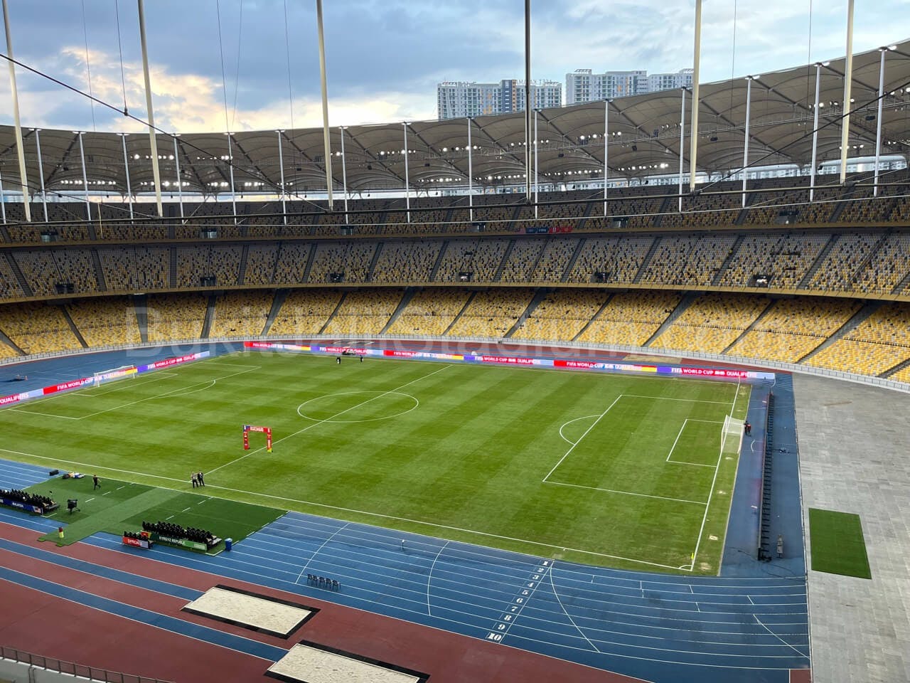 1x View of Bukit Jalil field from section 328 of Stadium Bukit Jalil.