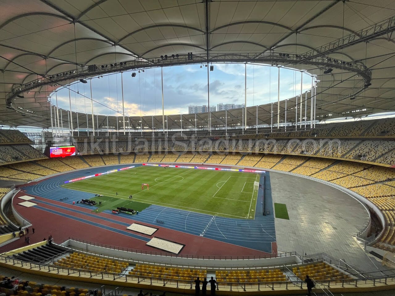0.5x View of Bukit Jalil field from section 328 of Stadium Bukit Jalil.