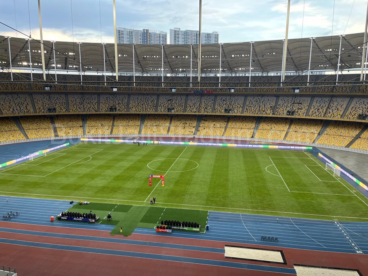 1x View of Bukit Jalil field from section 330 of Stadium Bukit Jalil.