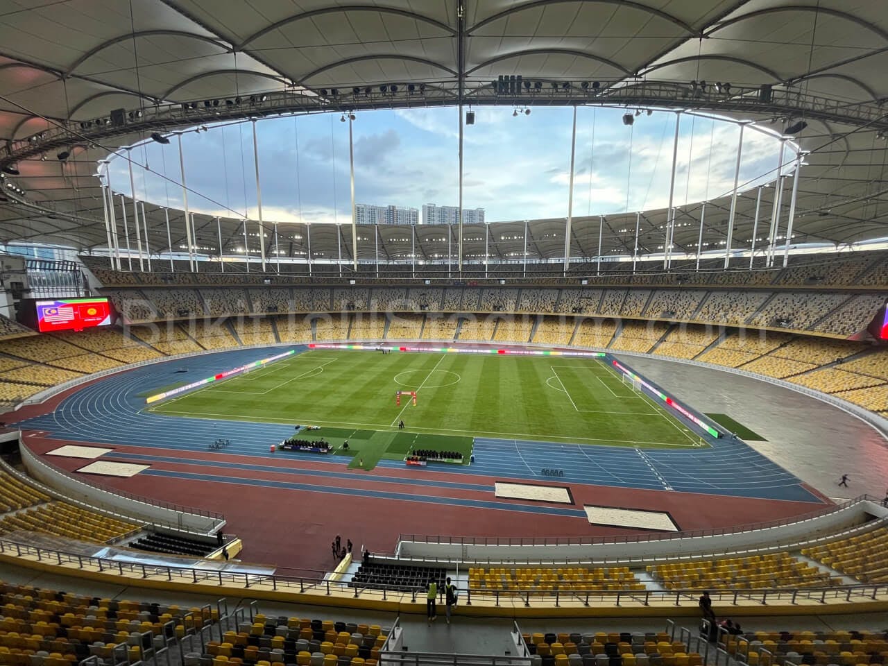 0.5x View of Bukit Jalil field from section 330 of Stadium Bukit Jalil.