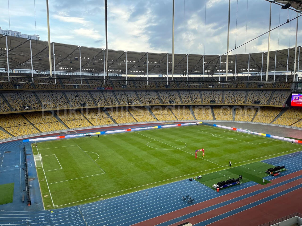 1x View of Bukit Jalil field from section 334 of Stadium Bukit Jalil.