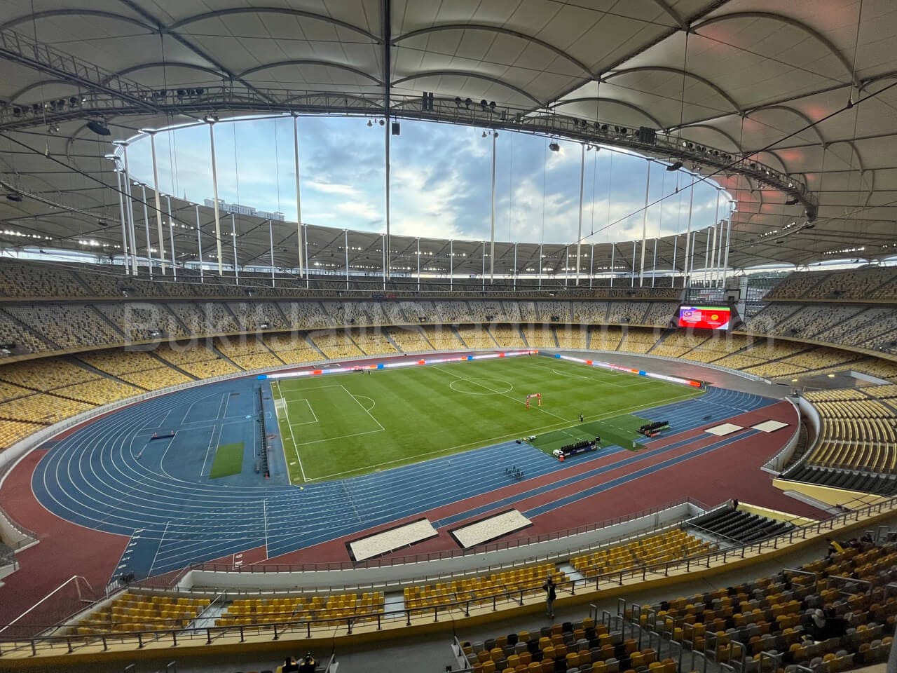 0.5x View of Bukit Jalil field from section 334 of Stadium Bukit Jalil.