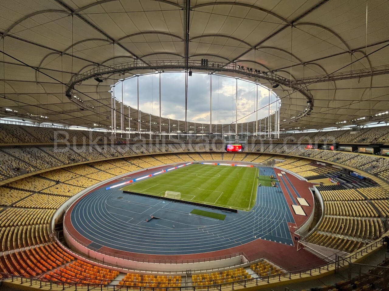 0.5x View of Bukit Jalil field from section 304 of Stadium Bukit Jalil.