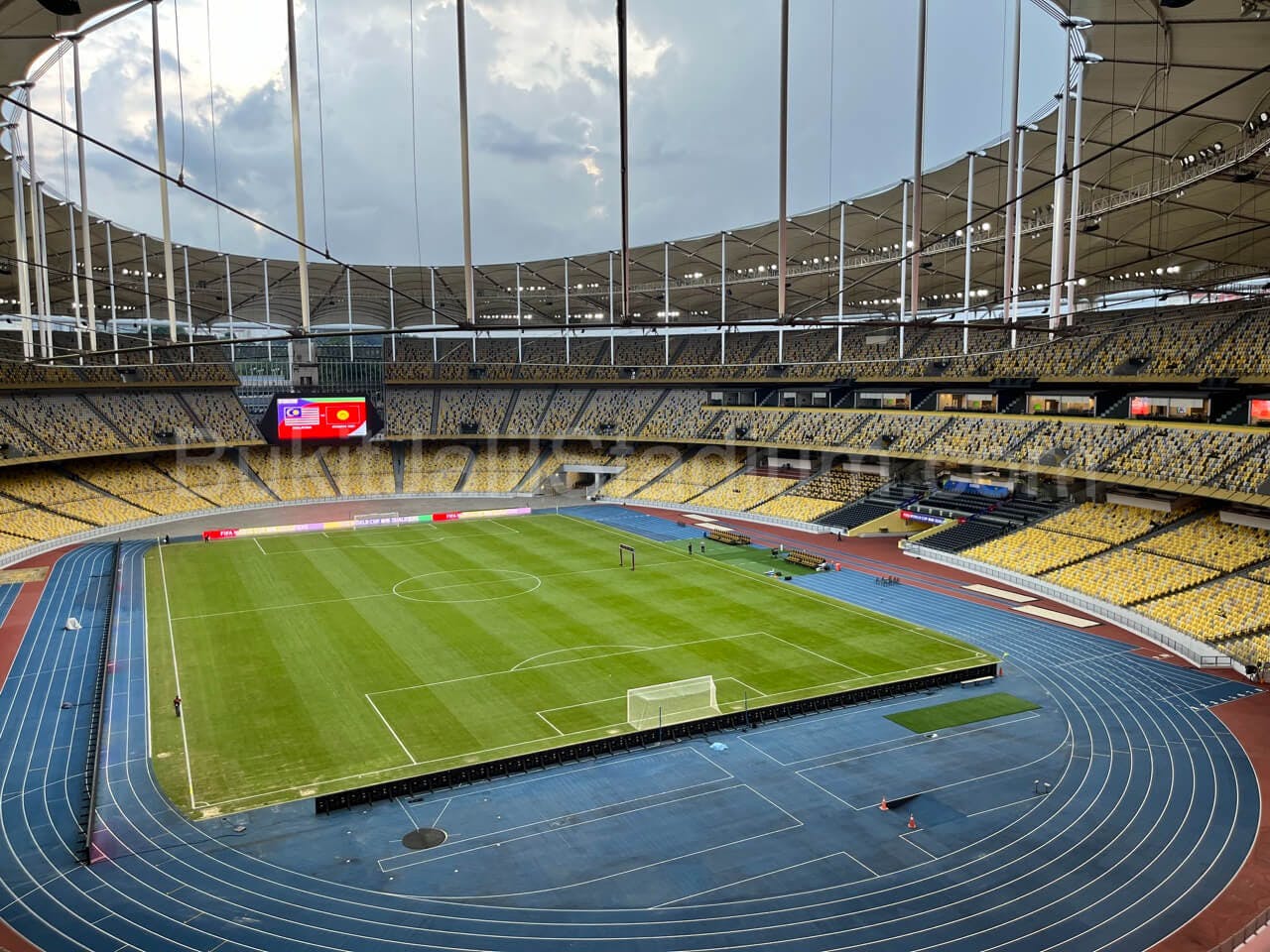 1x View of Bukit Jalil field from section 307 of Stadium Bukit Jalil.