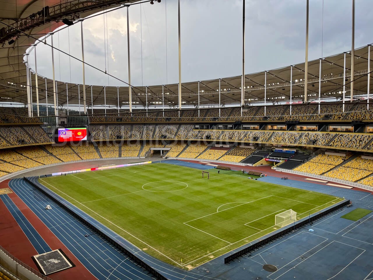 1x View of Bukit Jalil field from section 309 of Stadium Bukit Jalil.