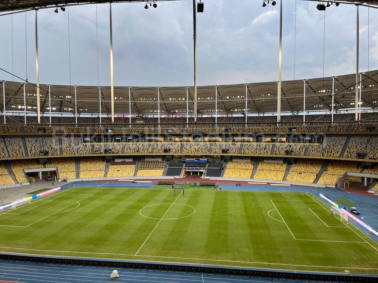 1x View of Bukit Jalil field from section 313 of Stadium Bukit Jalil.