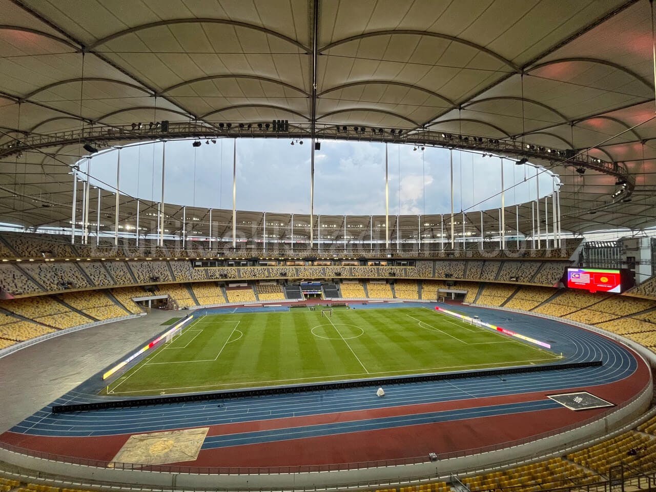 0.5x View of Bukit Jalil field from section 315 of Stadium Bukit Jalil.