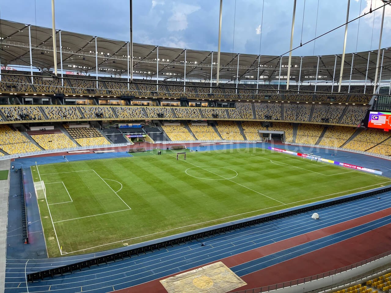 1x View of Bukit Jalil field from section 317 of Stadium Bukit Jalil.