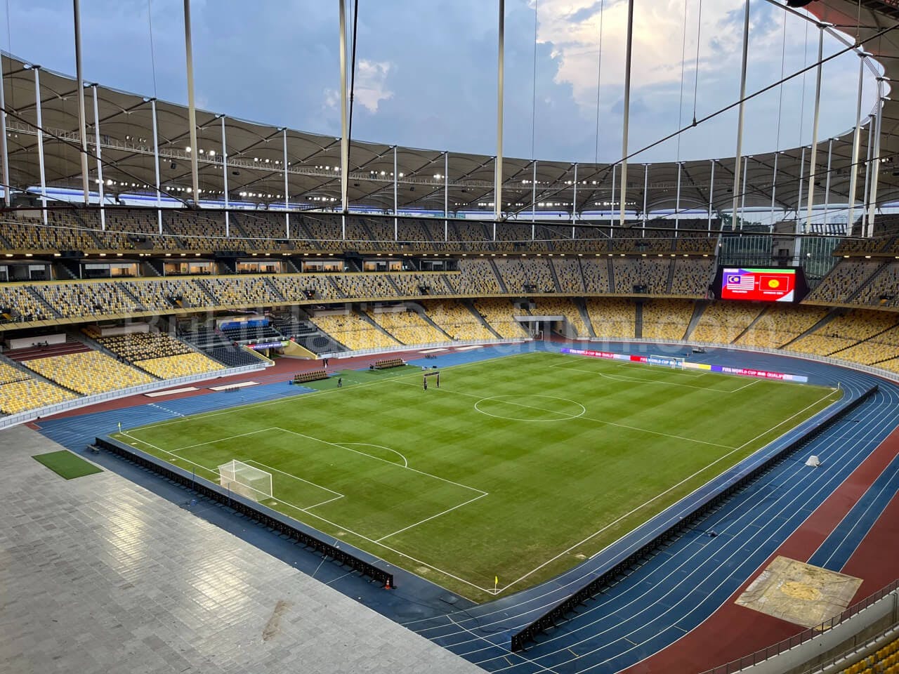 1x View of Bukit Jalil field from section 319 of Stadium Bukit Jalil.